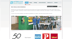 Desktop Screenshot of antebolicas.com